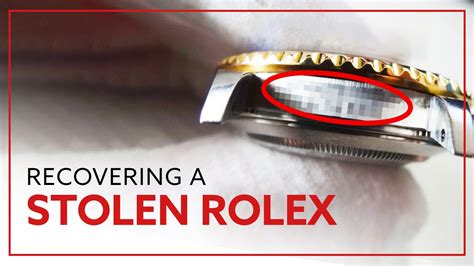 reddit got stolen rolex back|stolen rolex theory.